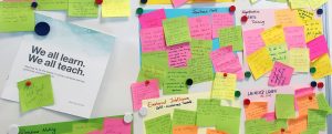 photo of post-it notes